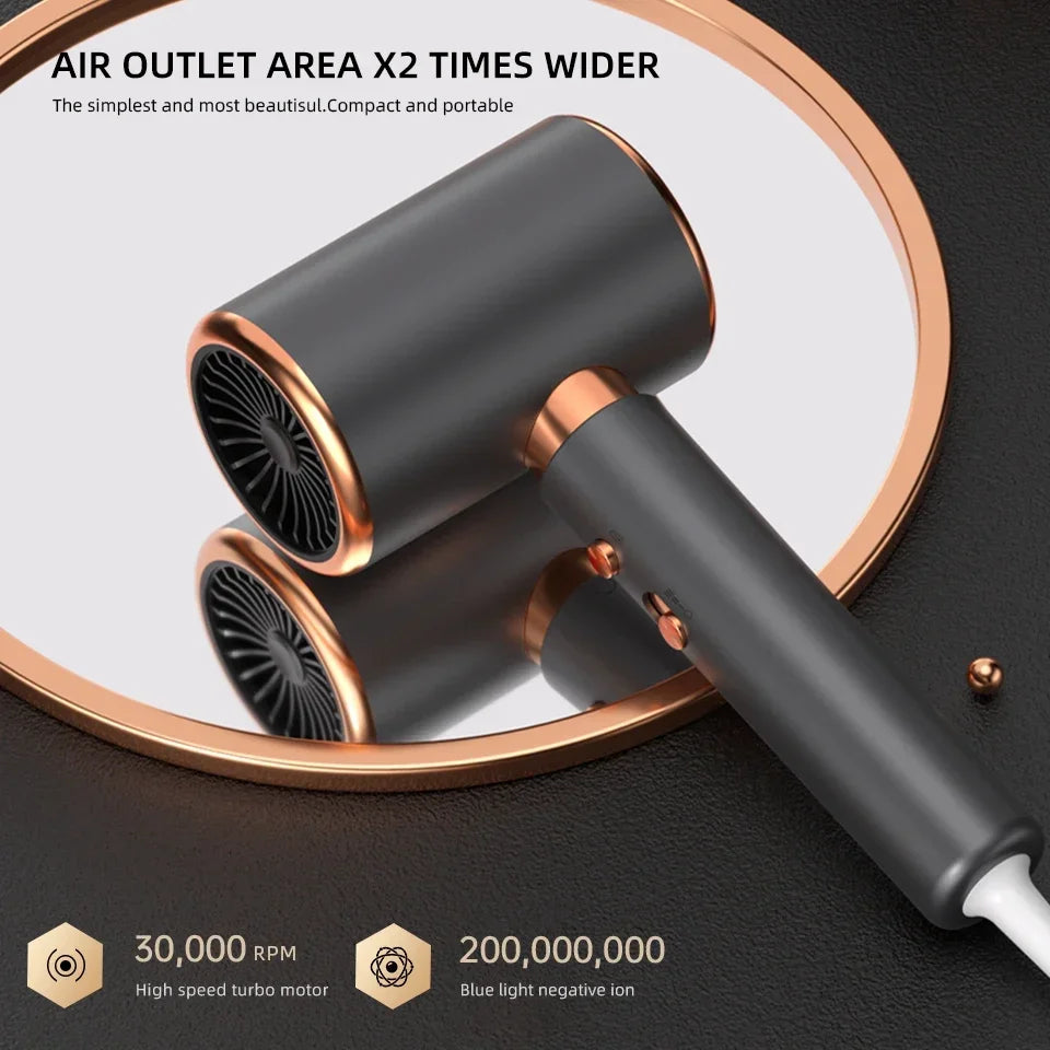 2000W 3th Gear Professional Hair Dryer Negative Lonic Blow Dryer Hot Cold Wind Air Brush Hairdryer Strong PowerDryer Salon Tool